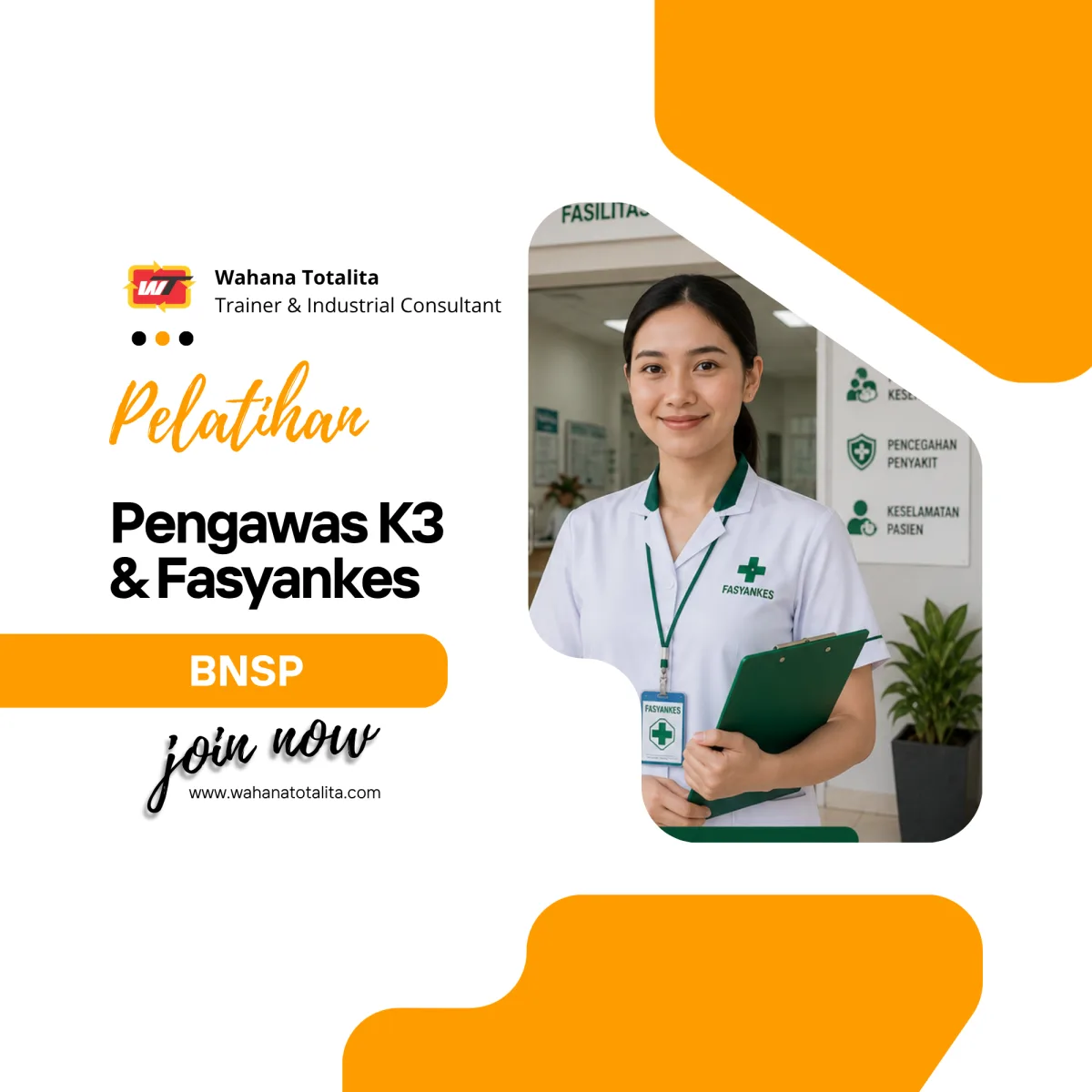 Pelatihan Pengawas K3 & Fasyankes | Sertifikasi BNSP