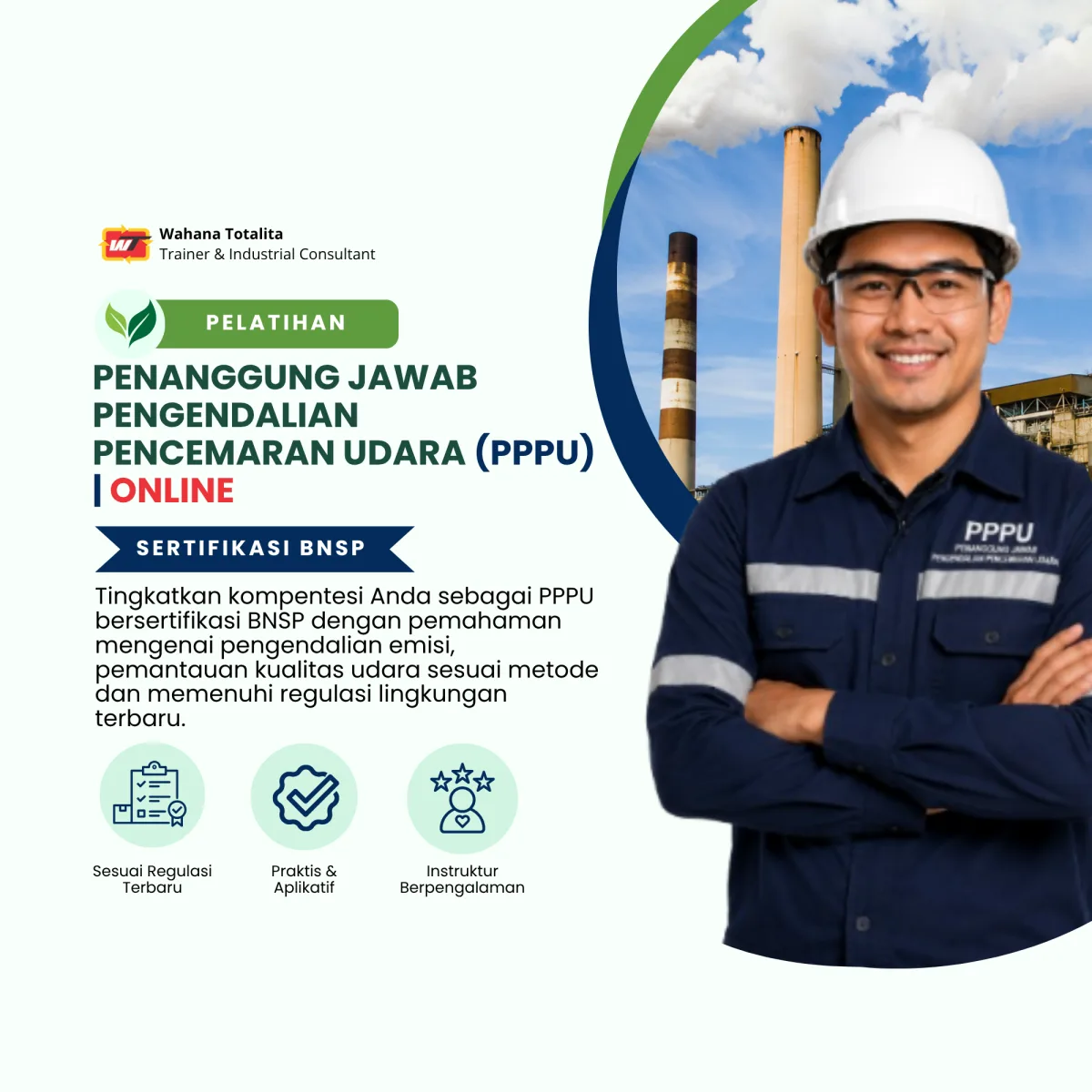 Pelatihan Penanggung Jawab Pengendalian Pencemaran Udara (PPPU) | Online