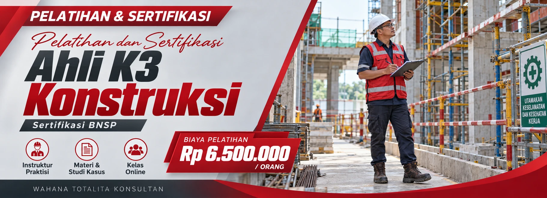 Pelatihan Pelatihan dan Sertifikasi Ahli K3 Konstruksi Sertifikasi BNSP Sertifikasi BNSP