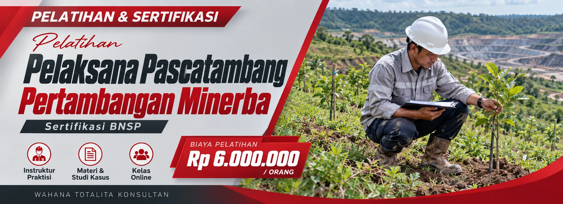 Pelatihan Pelatihan & Sertifikasi Pelaksana Pascatambang Pertambangan Minerba BNSP Sertifikasi BNSP