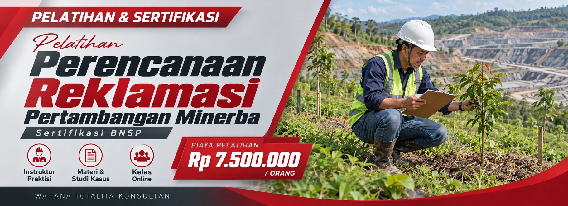 Pelatihan Pelatihan & Sertifikasi Perencanaan Reklamasi Pertambangan Minerba BNSP