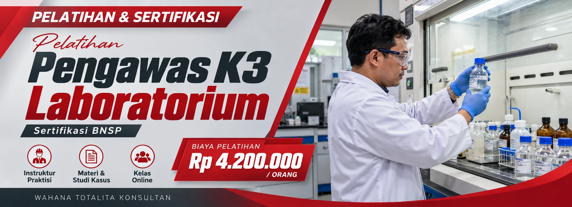 Pelatihan Pelatihan Pengawas K3 Laboratorium Sertifikasi BNSP Online