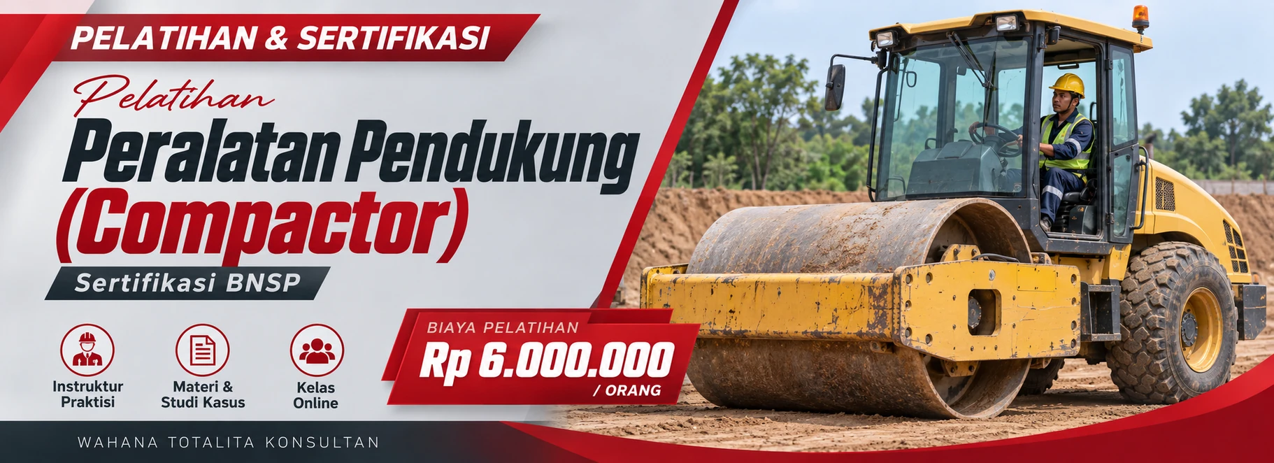 Pelatihan Pelatihan & Sertifikasi Peralatan Pendukung (Compactor) Sertifikasi BNSP