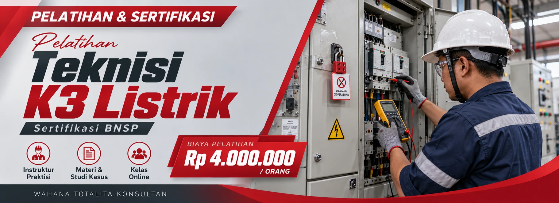 Pelatihan Pelatihan Teknisi K3 Listrik Sertifikasi BNSP Online Sertifikasi BNSP