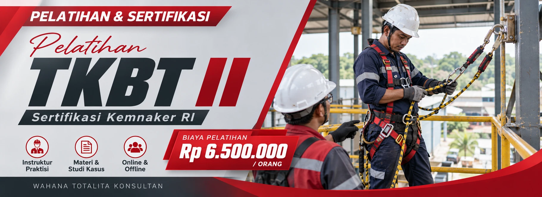 Pelatihan Pelatihan TKBT II Sertifikasi Kemnaker RI Sertifikasi KEMNAKER RI