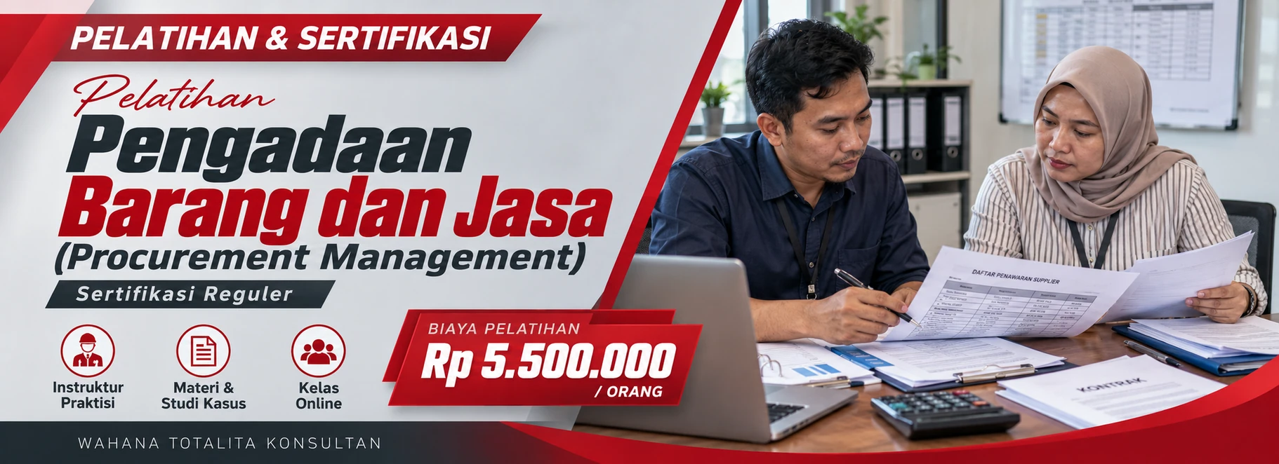Pelatihan Pelatihan Pengadaan Barang dan Jasa (Procurement Management) Komprehensif