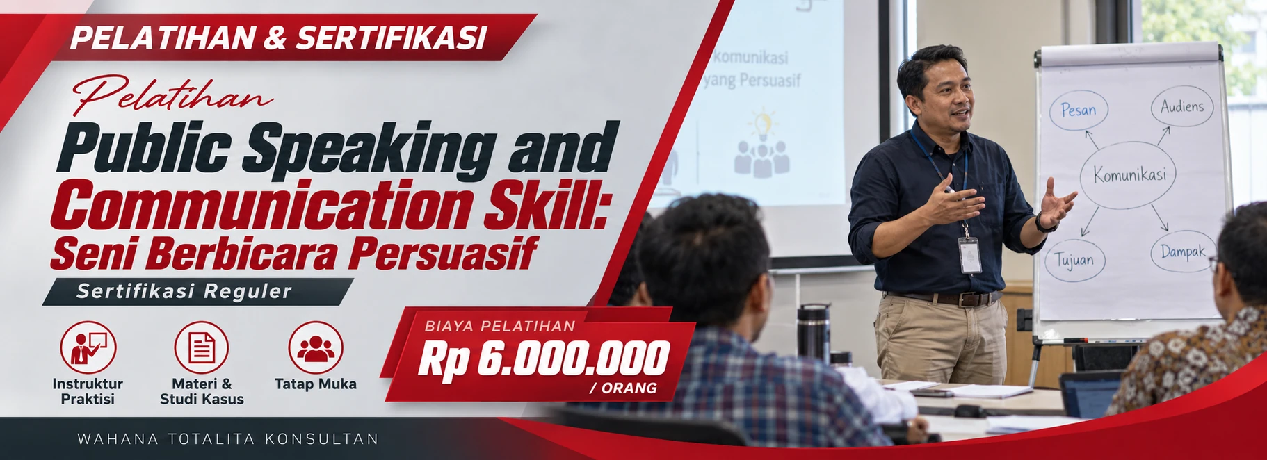 Pelatihan Training Public Speaking and Communication Skill: Seni Berbicara Persuasif
